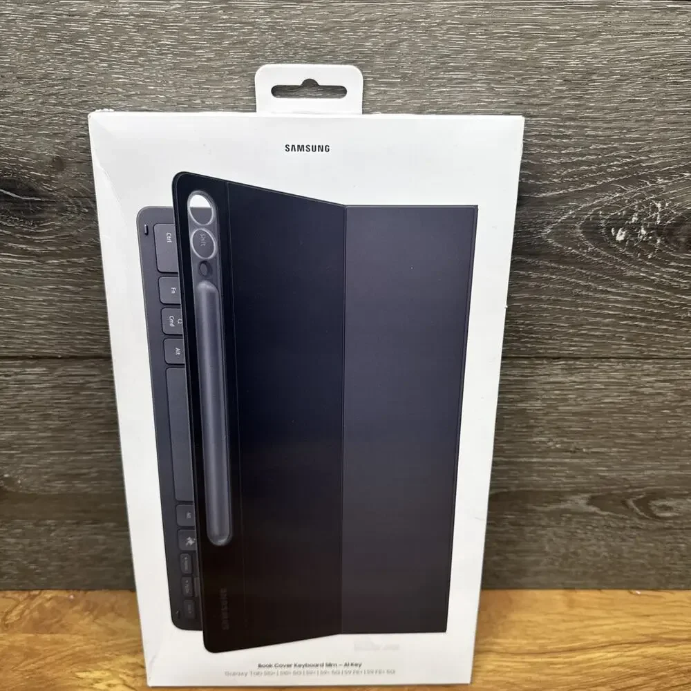 Samsung Book Cover Keyboard Slim AI Key - EF-DX820 - S10+ S9+ S9FE+ *NEW SEALED